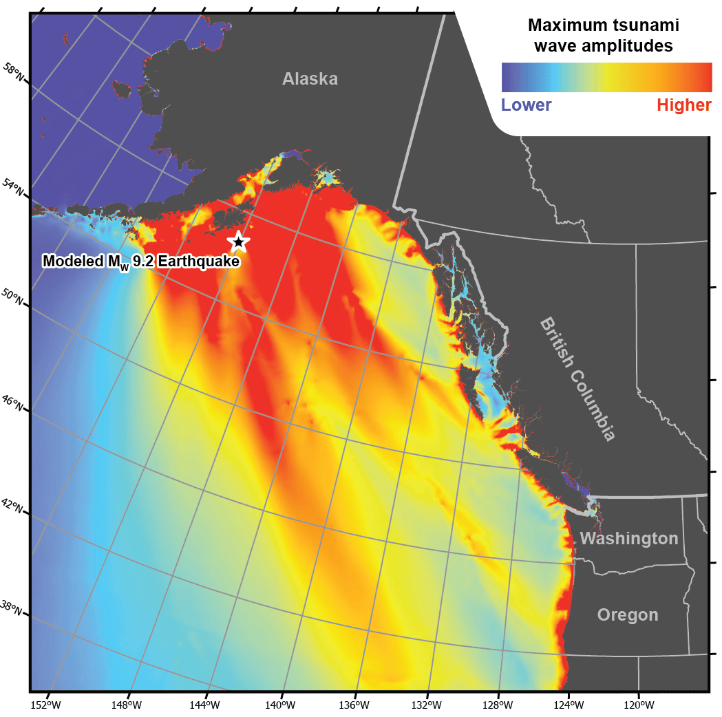 New Publication: How Would a Tsunami From an Alaska Earthquake Impact the Washington&nbsp;Coast?
